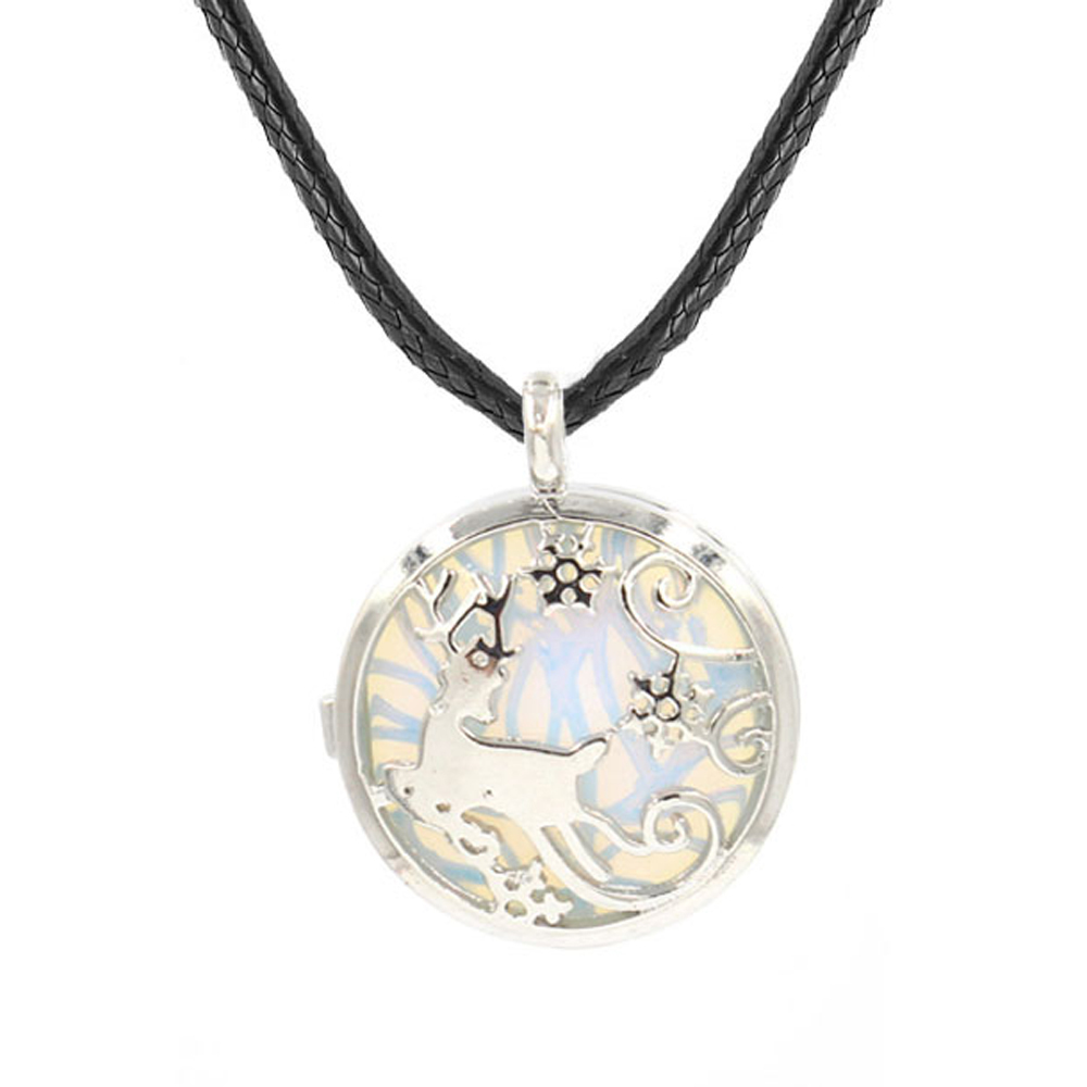 Elk Hollow Box Necklace, Healing Crystal Necklace, Spiritual Energy Gem Necklace, Gift for women and girls