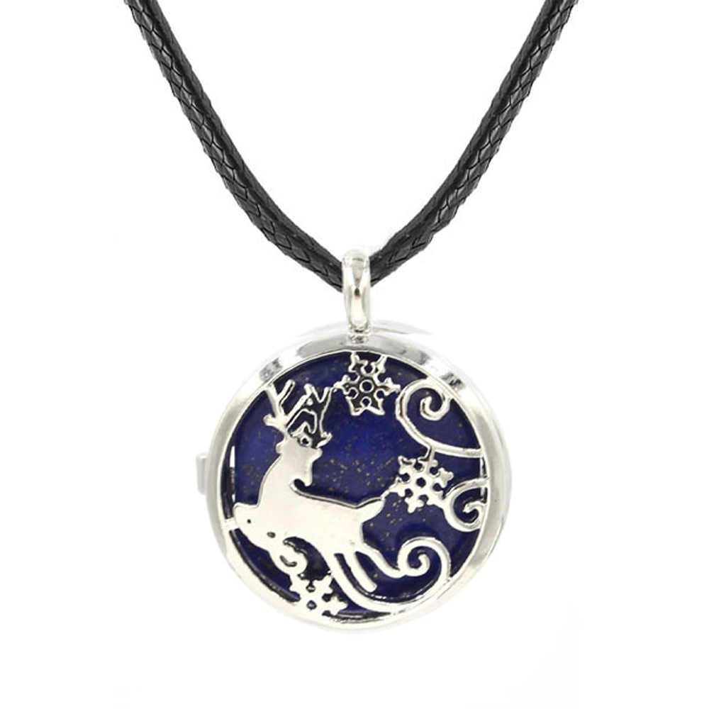 Elk Hollow Box Necklace, Healing Crystal Necklace, Spiritual Energy Gem Necklace, Gift for women and girls