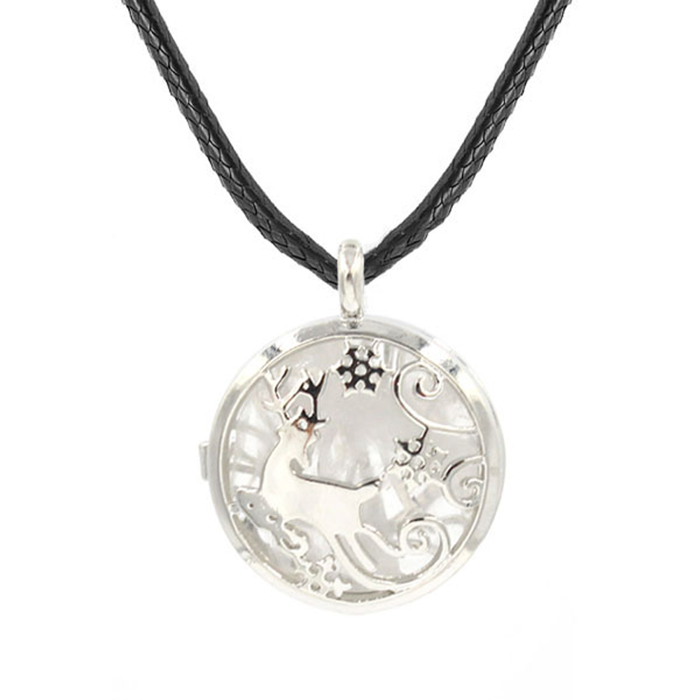 Elk Hollow Box Necklace, Healing Crystal Necklace, Spiritual Energy Gem Necklace, Gift for women and girls