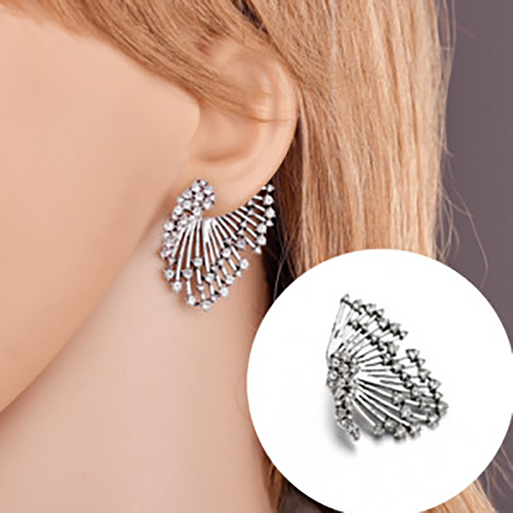 Feather Earrings Low Sensitive Exquisitely Stud Earrings for Women's Holiday Gifts