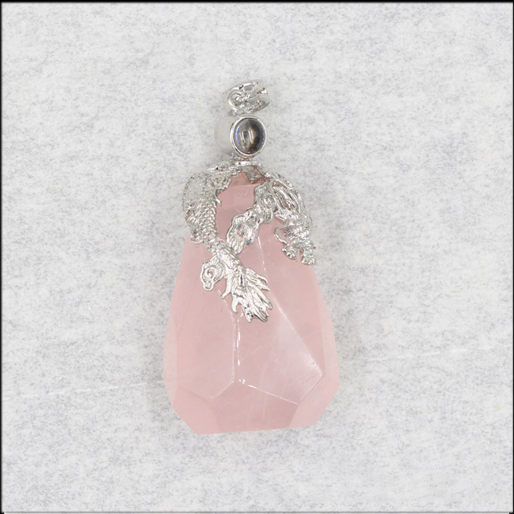 100 languages I love you memory projection crystal dragon pendant necklace for her romantic gift