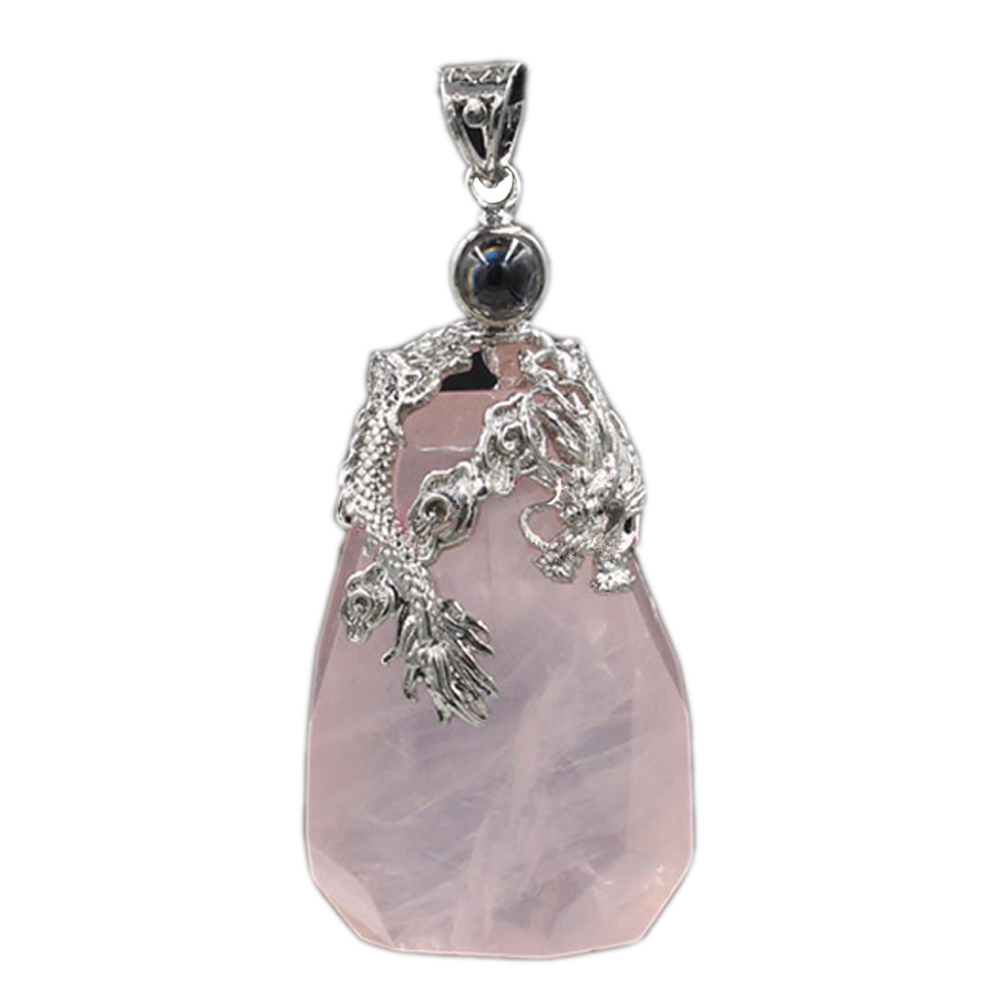 100 languages I love you memory projection crystal dragon pendant necklace for her romantic gift