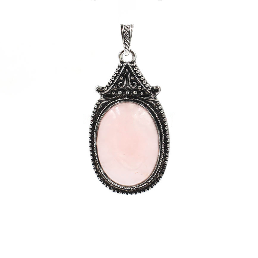 Vintage denier pendant healing crystal pendant necklace nature energy gem pendant necklace