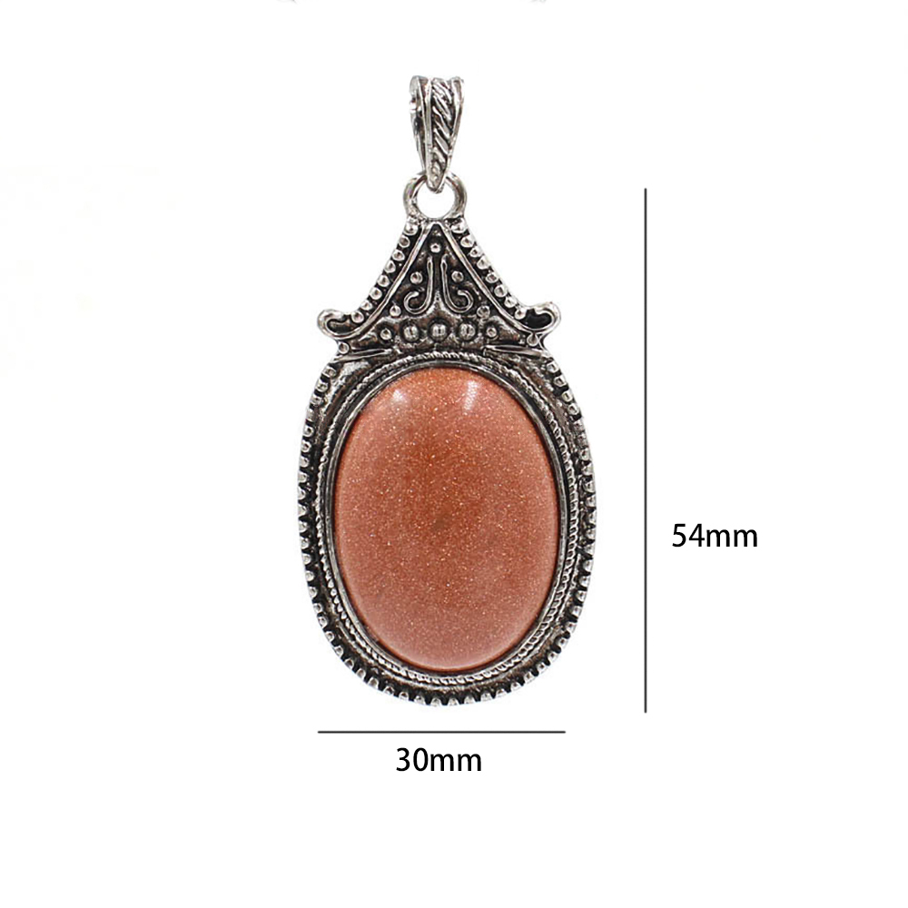 Vintage denier pendant healing crystal pendant necklace nature energy gem pendant necklace