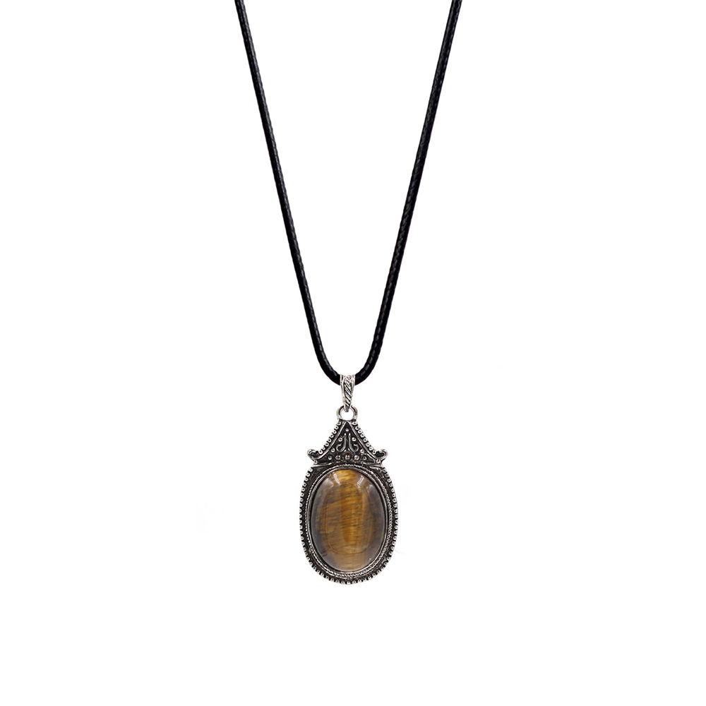Vintage denier pendant healing crystal pendant necklace nature energy gem pendant necklace