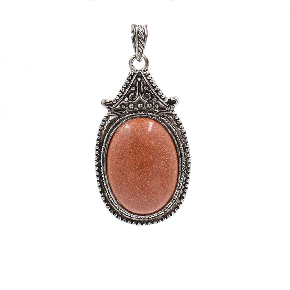 Vintage denier pendant healing crystal pendant necklace nature energy gem pendant necklace