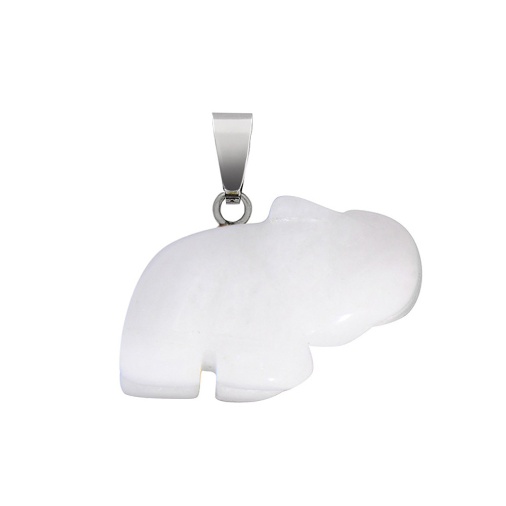 Big Box Healing Crystal Pendant Necklace Reiki Spiritual Energy Gem Quartz Jewelry Gift