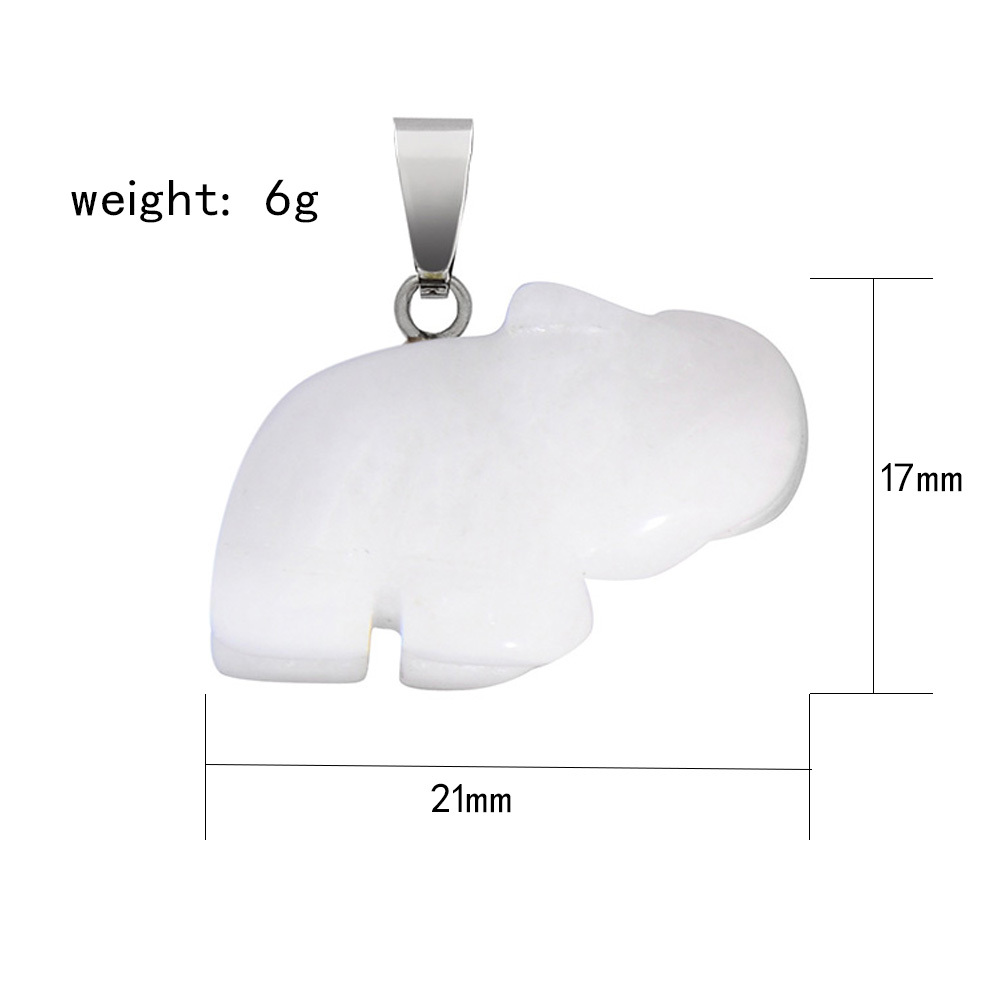 Big Box Healing Crystal Pendant Necklace Reiki Spiritual Energy Gem Quartz Jewelry Gift