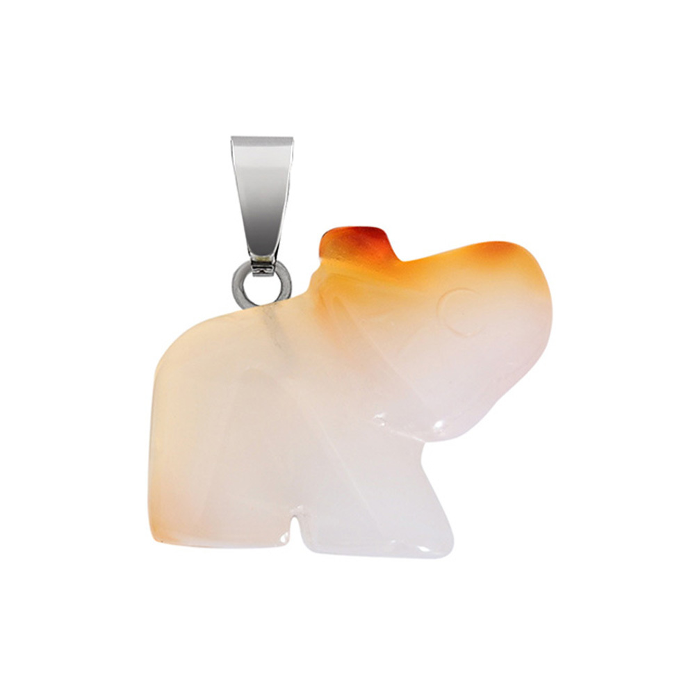 Big Box Healing Crystal Pendant Necklace Reiki Spiritual Energy Gem Quartz Jewelry Gift