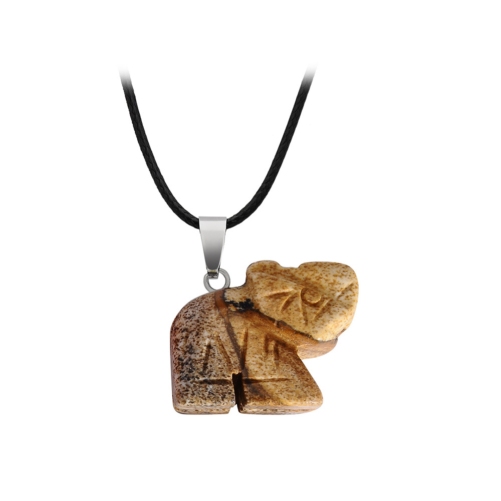 Big Box Healing Crystal Pendant Necklace Reiki Spiritual Energy Gem Quartz Jewelry Gift