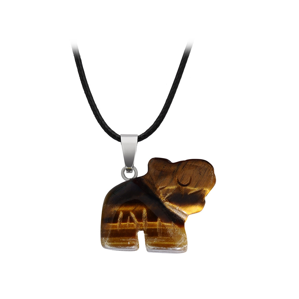 Big Box Healing Crystal Pendant Necklace Reiki Spiritual Energy Gem Quartz Jewelry Gift