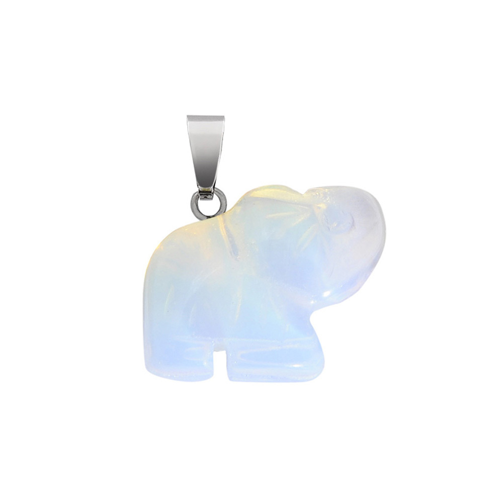 Big Box Healing Crystal Pendant Necklace Reiki Spiritual Energy Gem Quartz Jewelry Gift