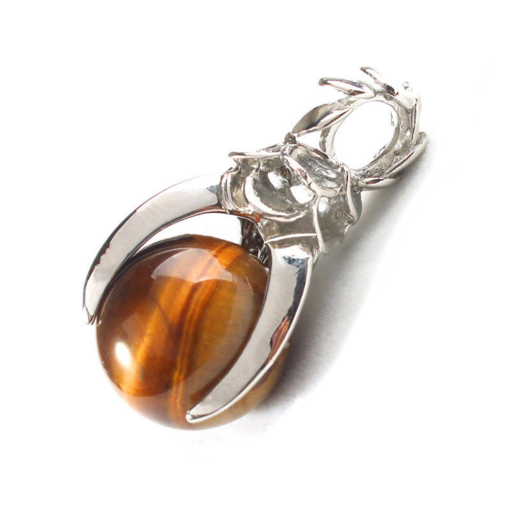 Crystal Eagle Claw Dragon Ball Pendant Gem Chakra Healing Stone Neckle Jewelry, Birthday Gift for Women, Girls, Men