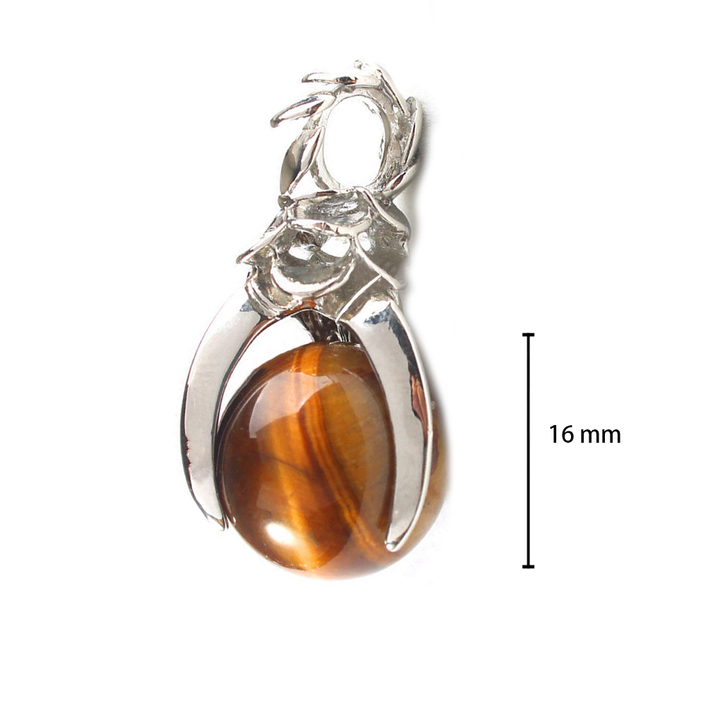 Crystal Eagle Claw Dragon Ball Pendant Gem Chakra Healing Stone Neckle Jewelry, Birthday Gift for Women, Girls, Men