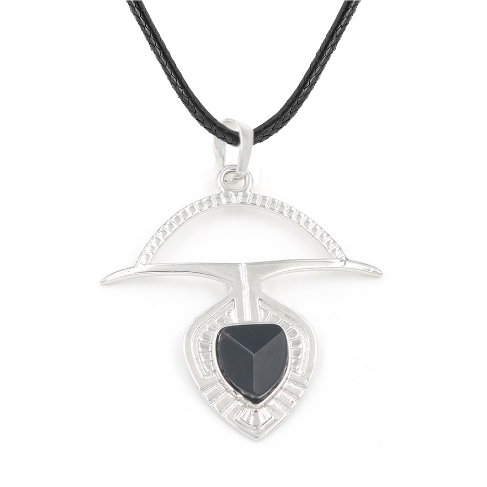 A crystal faceted drop drop pendant healing gem necklace, a gift for women and men