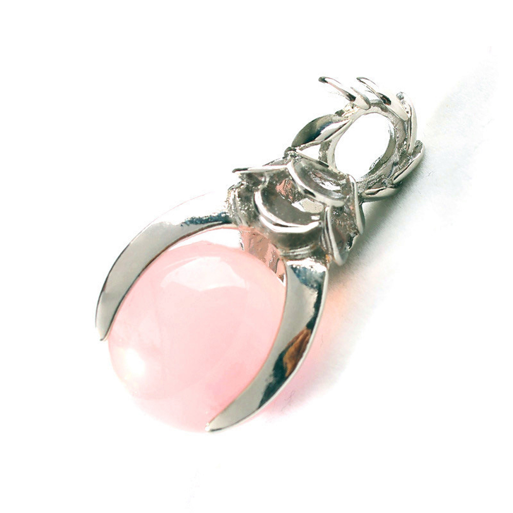 Crystal Eagle Claw Dragon Ball Pendant Gem Chakra Healing Stone Neckle Jewelry, Birthday Gift for Women, Girls, Men