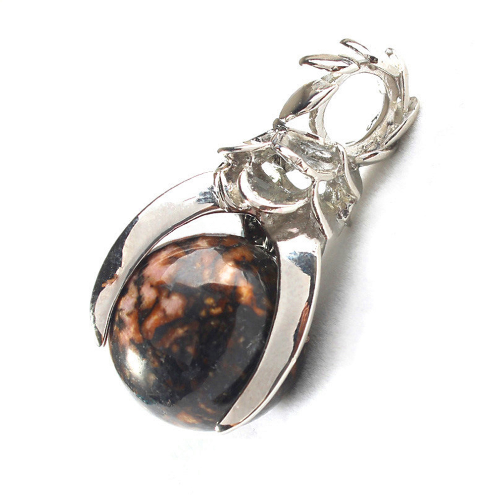 Crystal Eagle Claw Dragon Ball Pendant Gem Chakra Healing Stone Neckle Jewelry, Birthday Gift for Women, Girls, Men