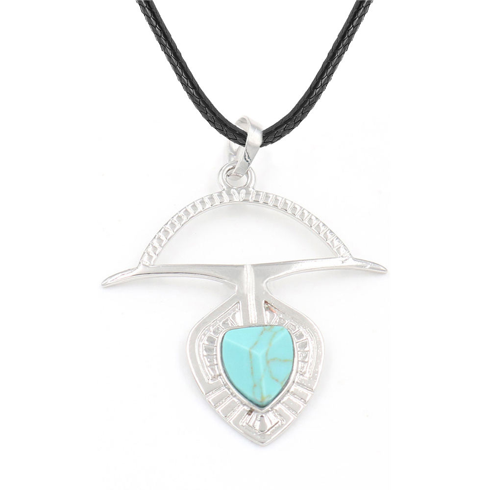 A crystal faceted drop drop pendant healing gem necklace, a gift for women and men