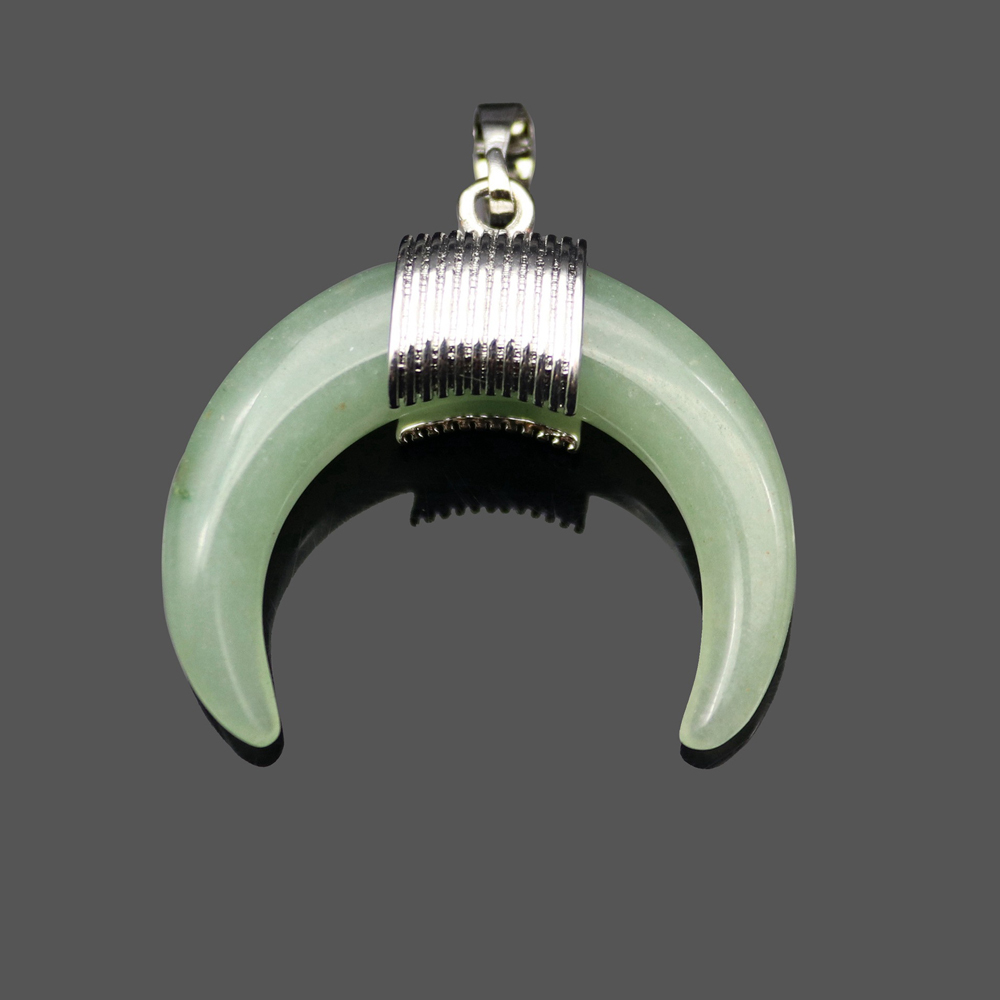 Cresent Moon Horn Pendant Necklaces Women Moon Gothic Choker Necklace