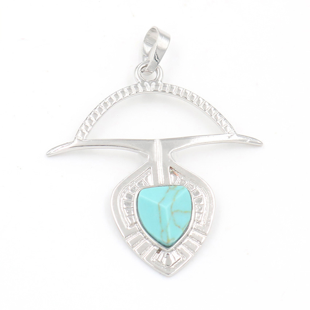 A crystal faceted drop drop pendant healing gem necklace, a gift for women and men