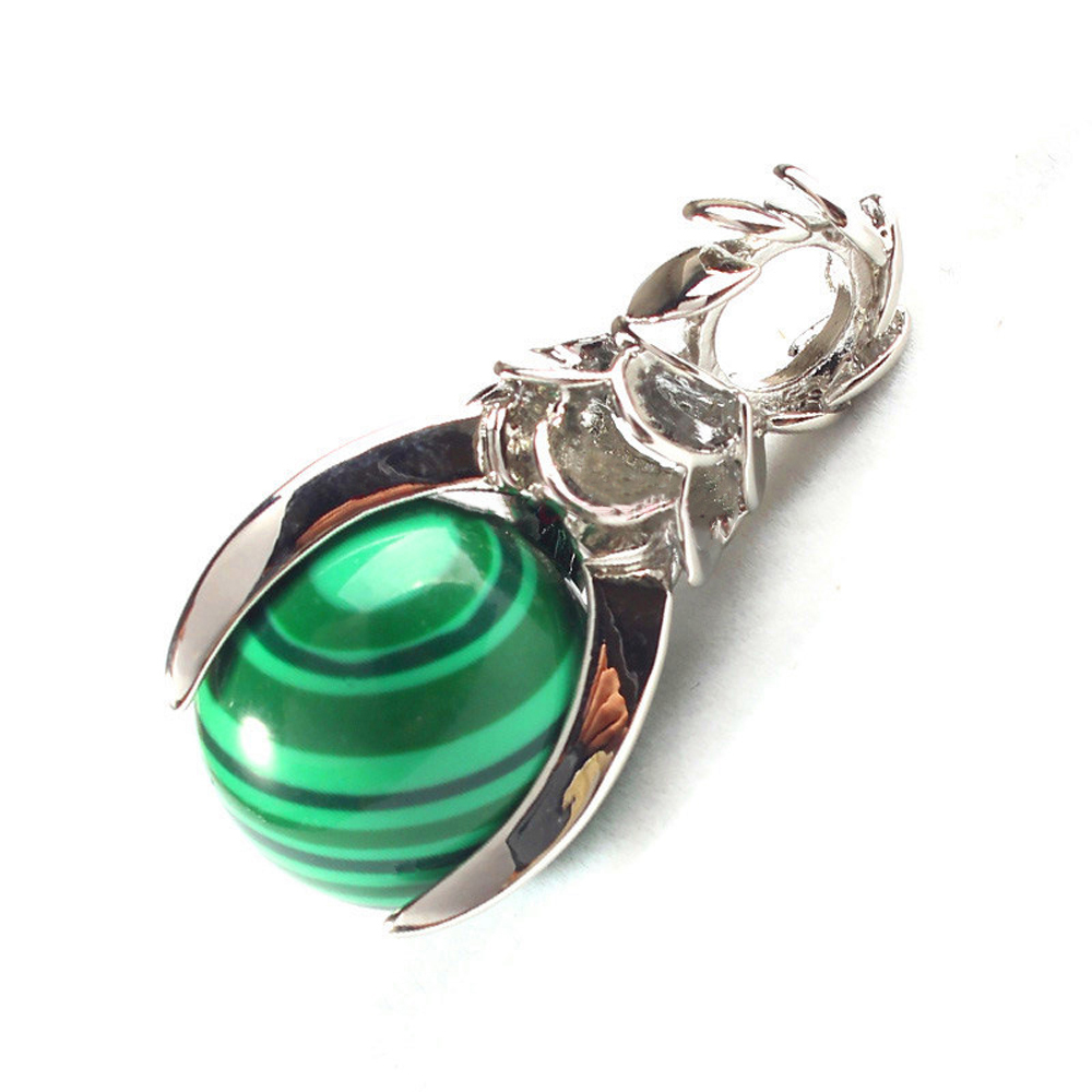 Crystal Eagle Claw Dragon Ball Pendant Gem Chakra Healing Stone Neckle Jewelry, Birthday Gift for Women, Girls, Men