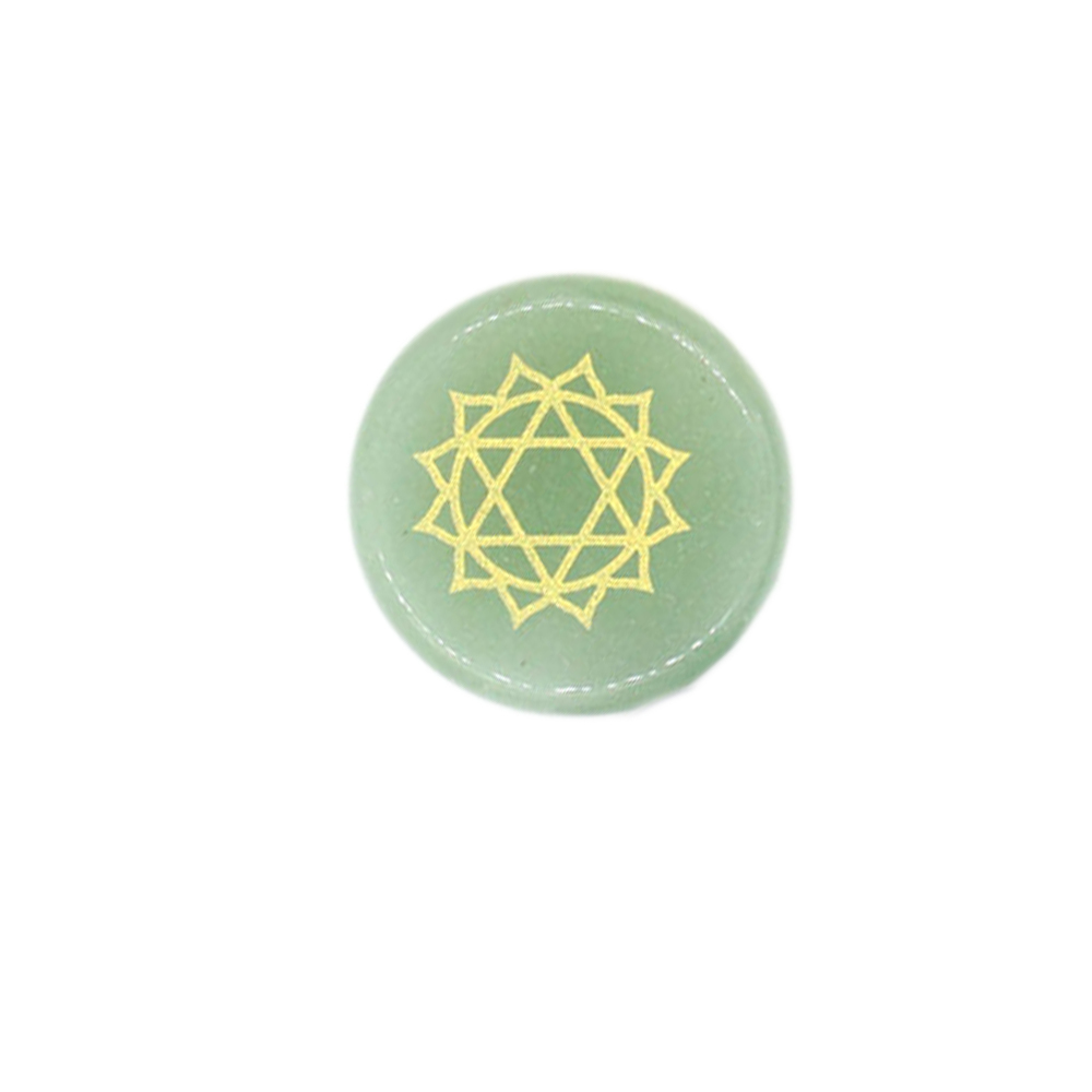 Chakra stone set - healing crystal with carved chakra symbols of stone chakra stone pieces artifacts