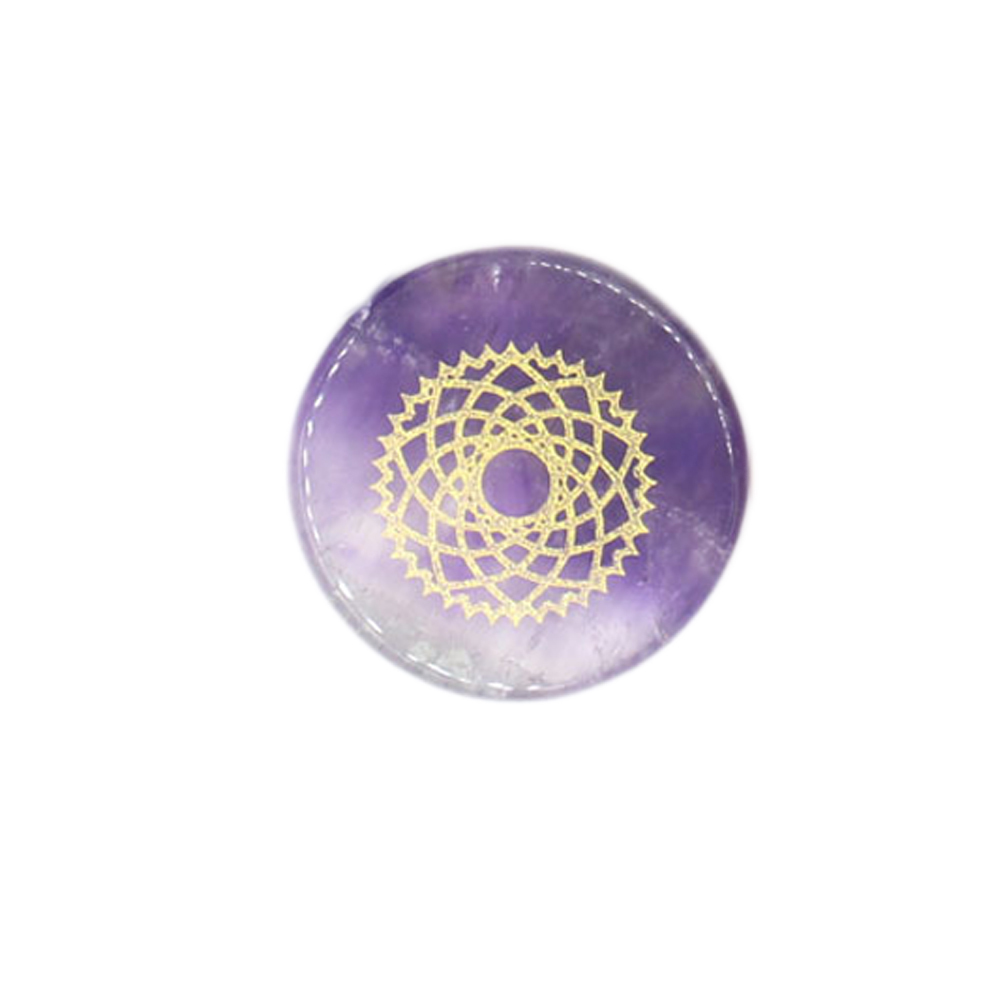 Chakra stone set - healing crystal with carved chakra symbols of stone chakra stone pieces artifacts