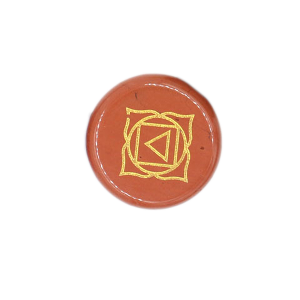 Chakra stone set - healing crystal with carved chakra symbols of stone chakra stone pieces artifacts