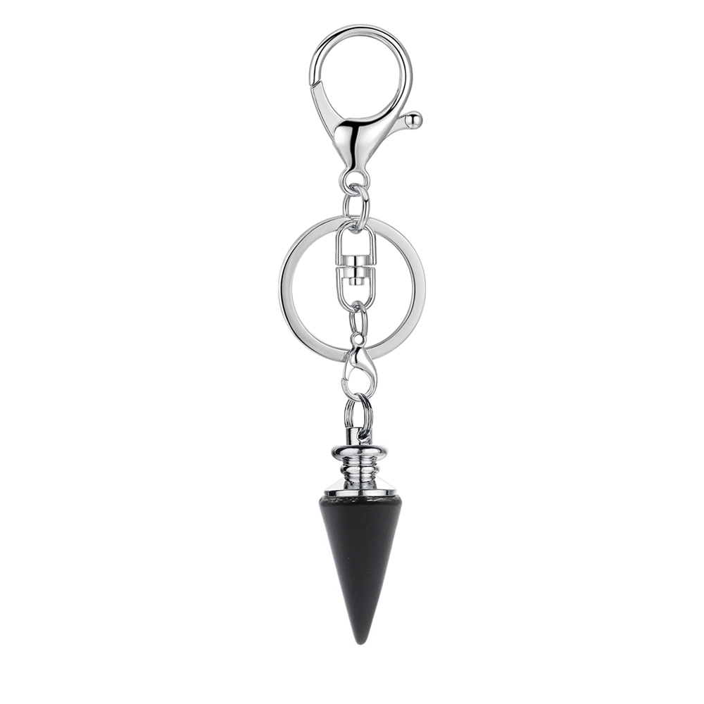 Crystal Pendant Gem Chakra Healing Stone Key Chain, Woman, Man's Birthday Gift
