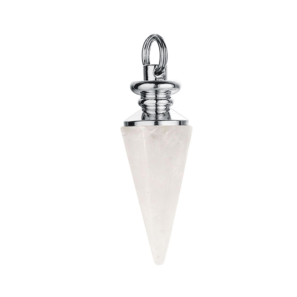 Crystal Pendant Gem Chakra Healing Stone Neckle Jewelry, Birthday Gift for Women and Men
