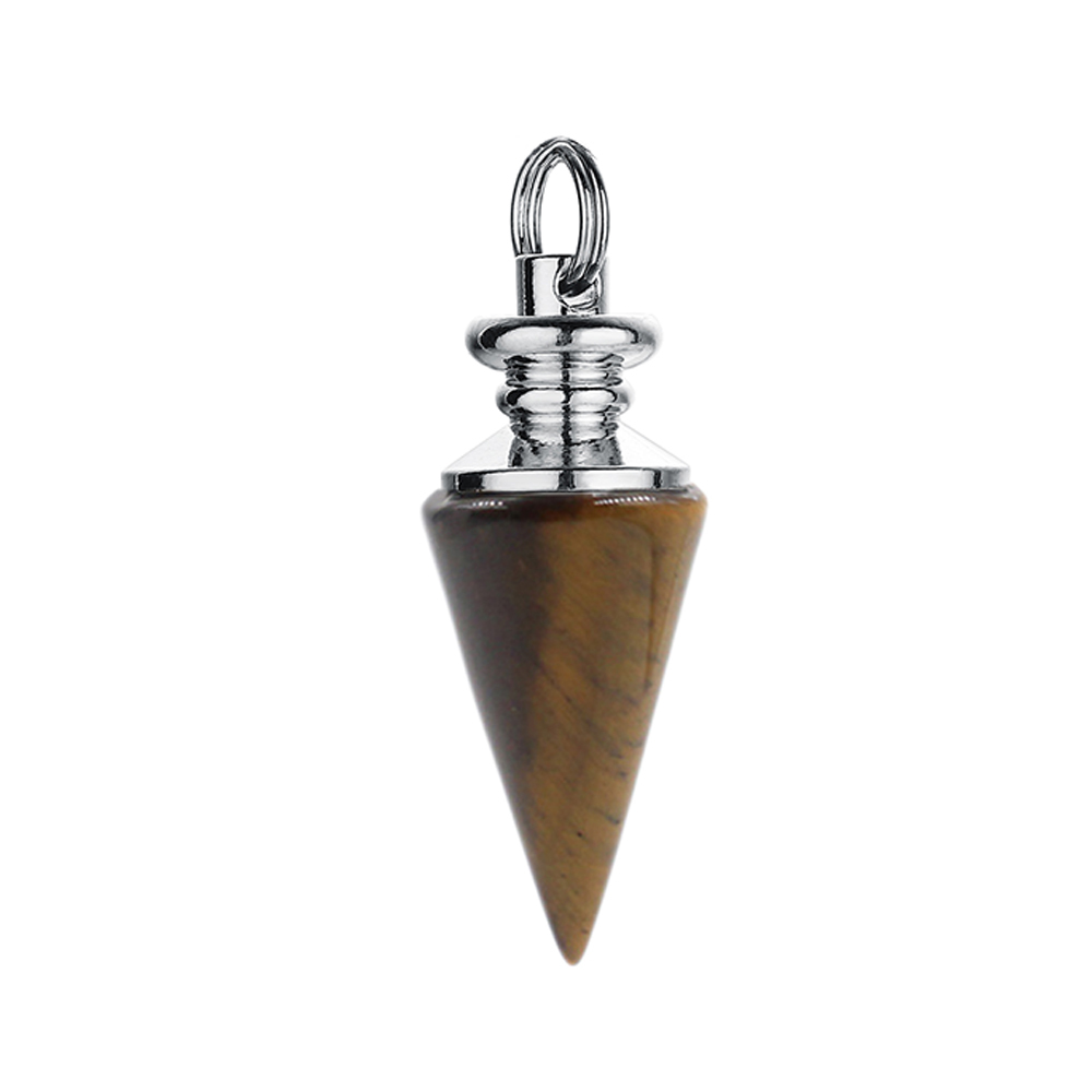 Crystal Pendant Gem Chakra Healing Stone Neckle Jewelry, Birthday Gift for Women and Men