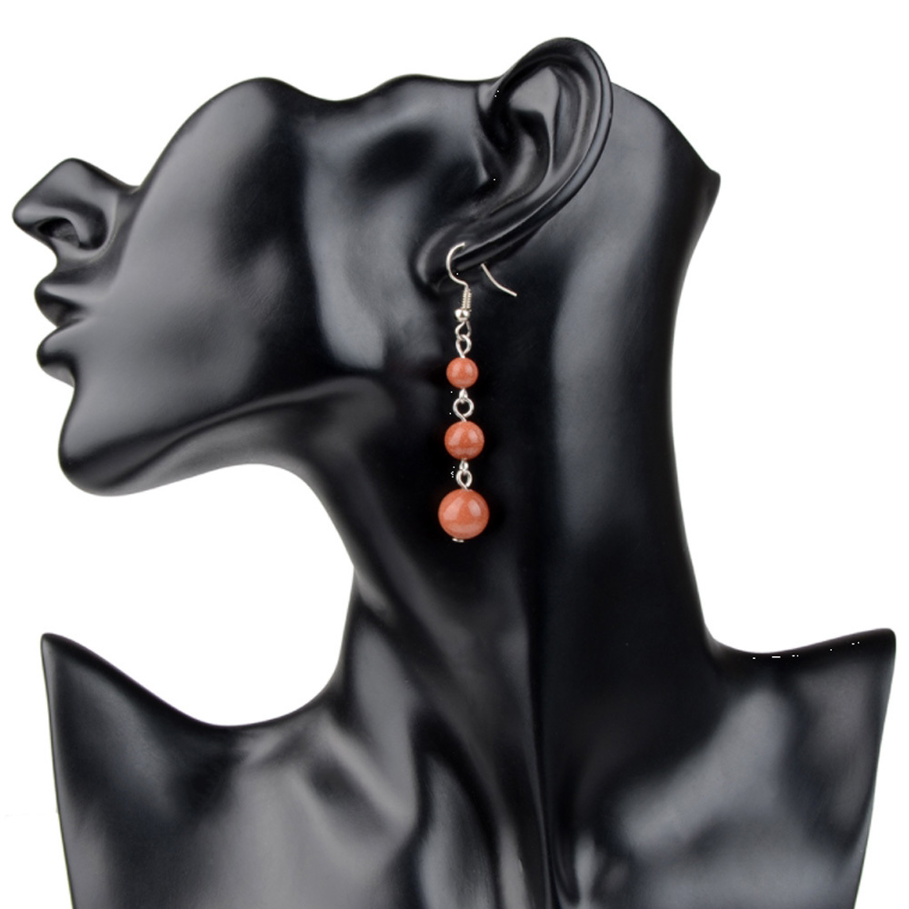 Fashionable long national ethos qualitative gem eardro