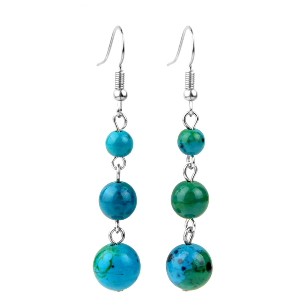 Fashionable long national ethos qualitative gem eardro