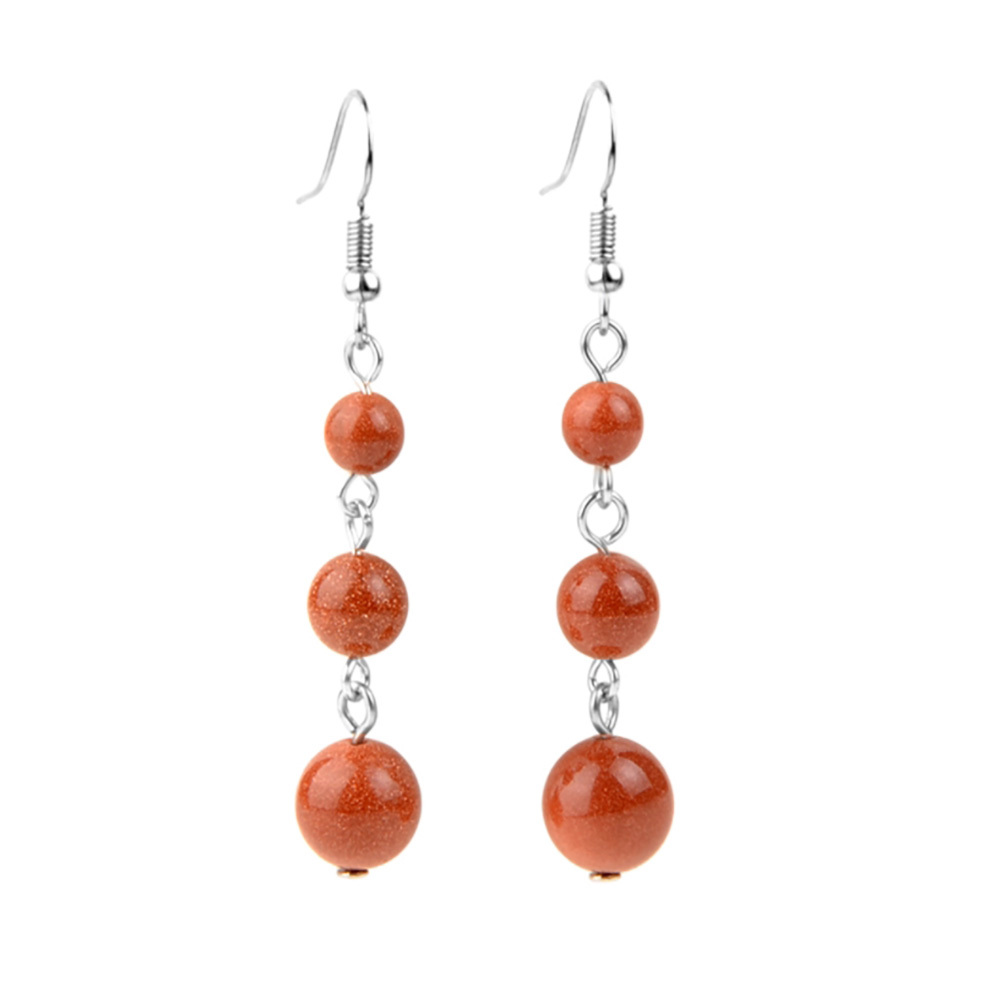 Fashionable long national ethos qualitative gem eardro