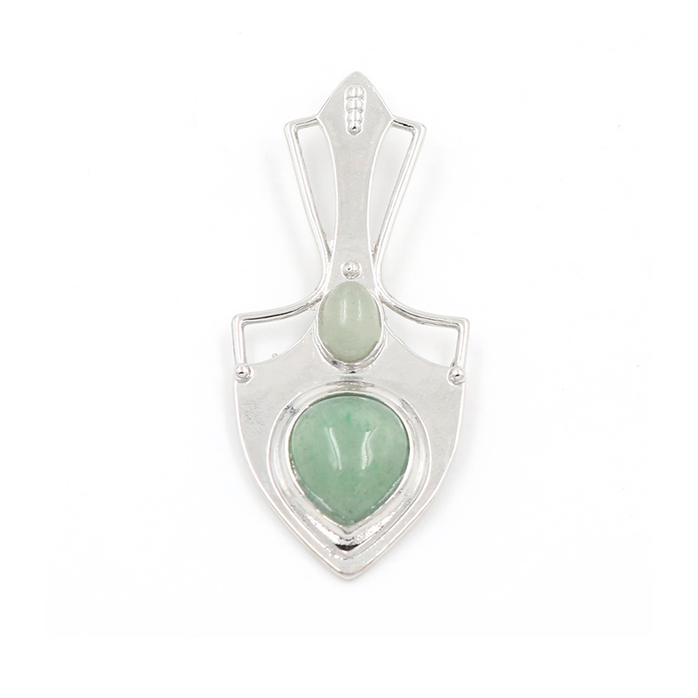Crystal pendant note pendant necklace gemstone jewelry, gift for men, women