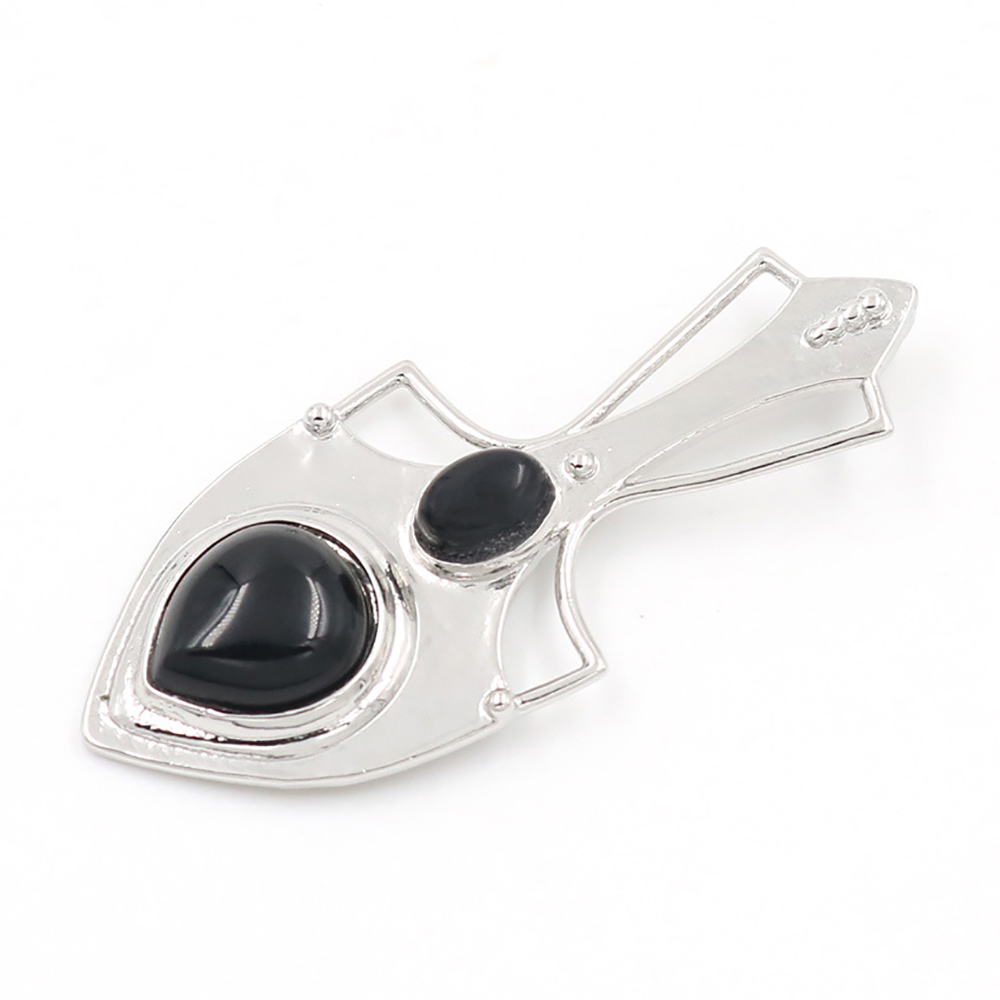 Crystal pendant note pendant necklace gemstone jewelry, gift for men, women