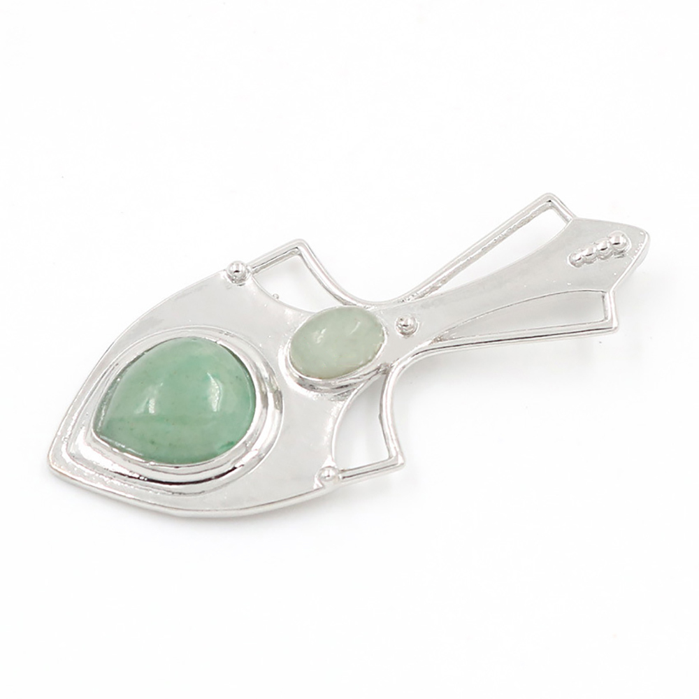Crystal pendant note pendant necklace gemstone jewelry, gift for men, women