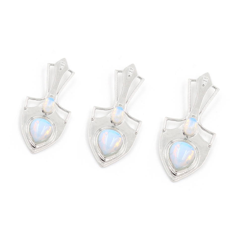 Crystal pendant note pendant necklace gemstone jewelry, gift for men, women