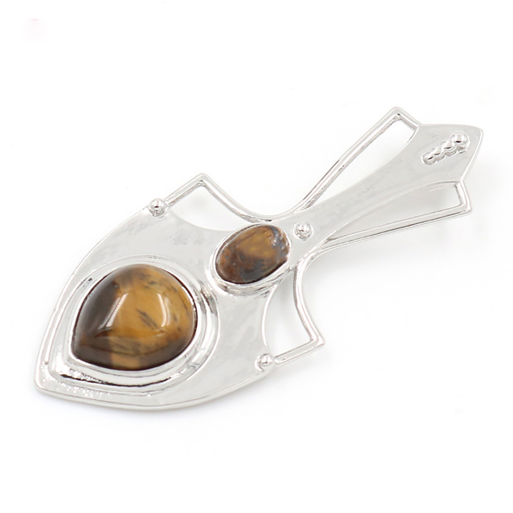 Crystal pendant note pendant necklace gemstone jewelry, gift for men, women