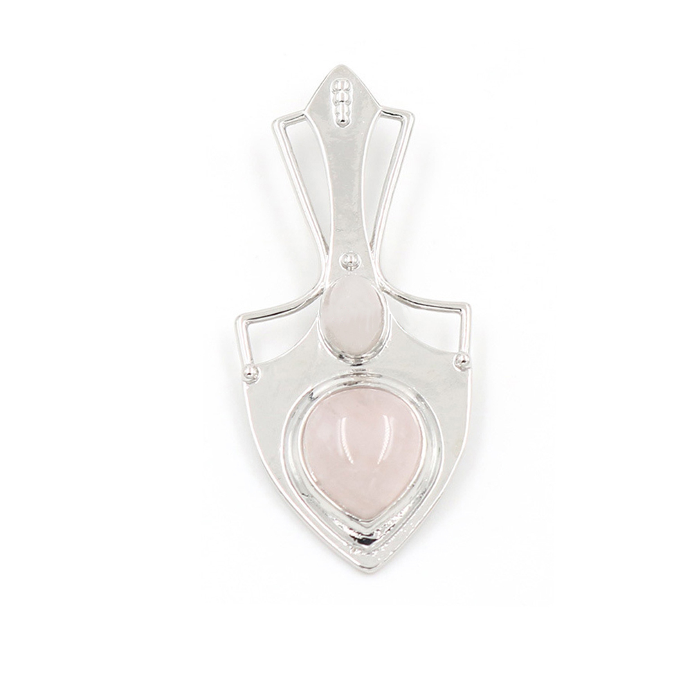 Crystal pendant note pendant necklace gemstone jewelry, gift for men, women