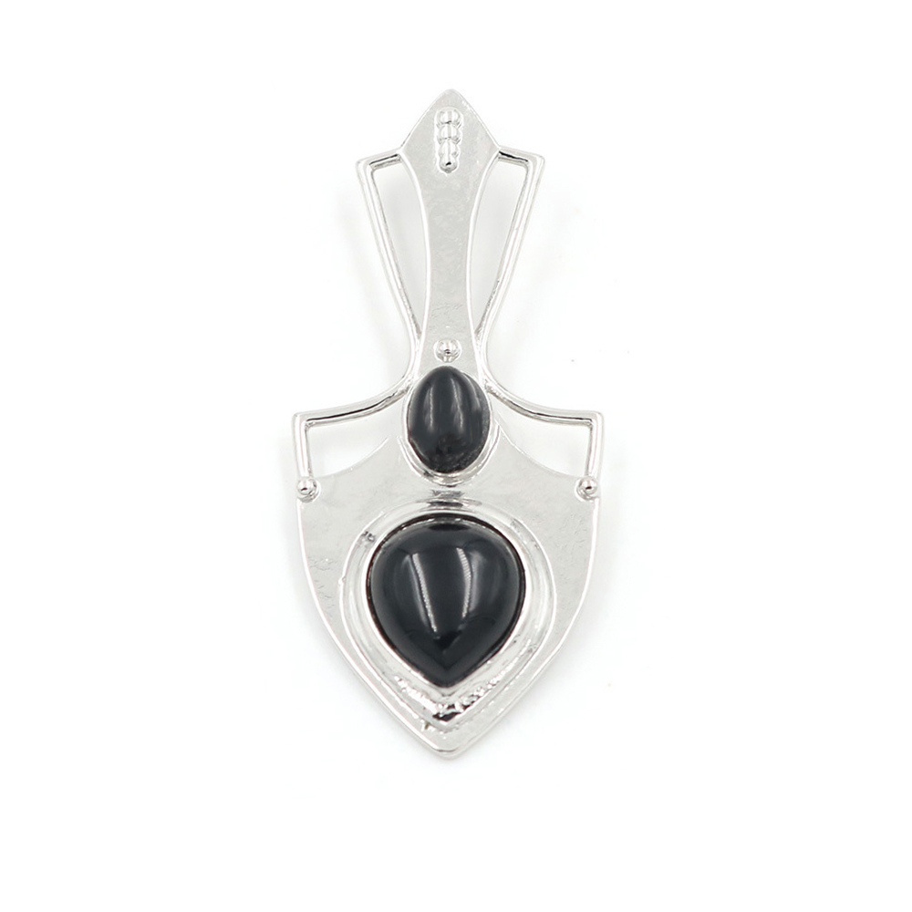 Crystal pendant note pendant necklace gemstone jewelry, gift for men, women