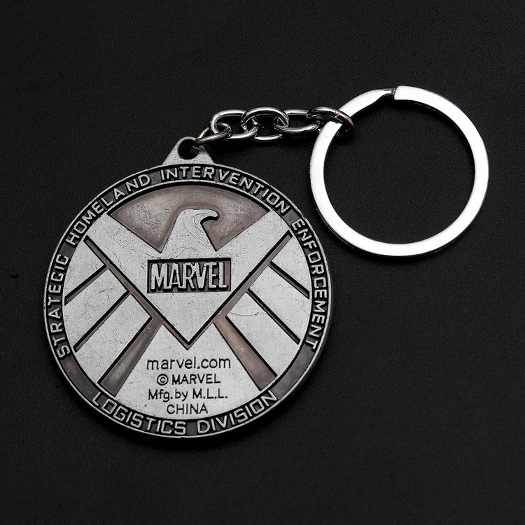 Avengers Captain America Iron Man Thor Hammer Key Chain Thanos Palm Key Chain Car Key Ring