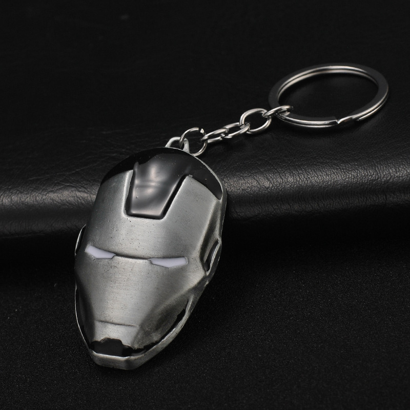Avengers Captain America Iron Man Thor Hammer Key Chain Thanos Palm Key Chain Car Key Ring