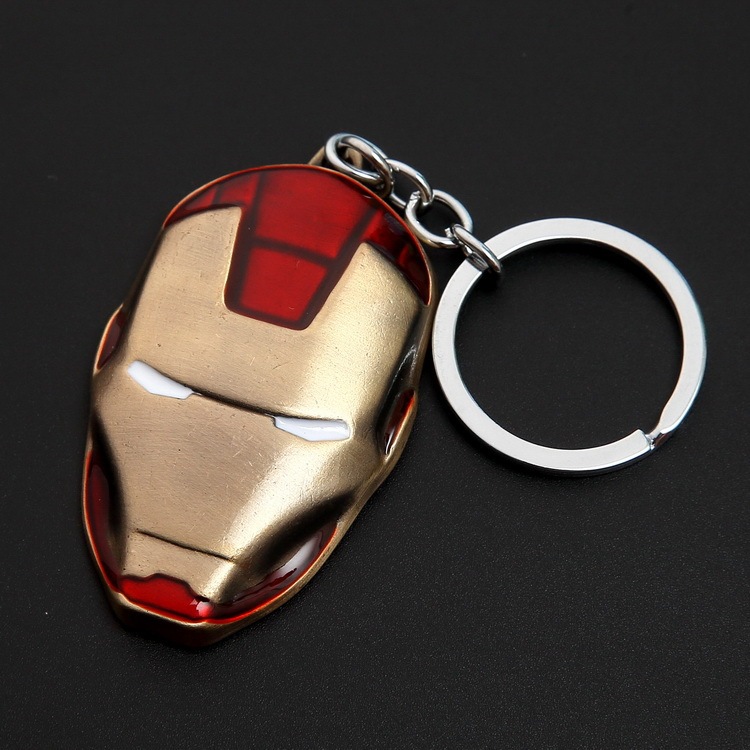 Avengers Captain America Iron Man Thor Hammer Key Chain Thanos Palm Key Chain Car Key Ring