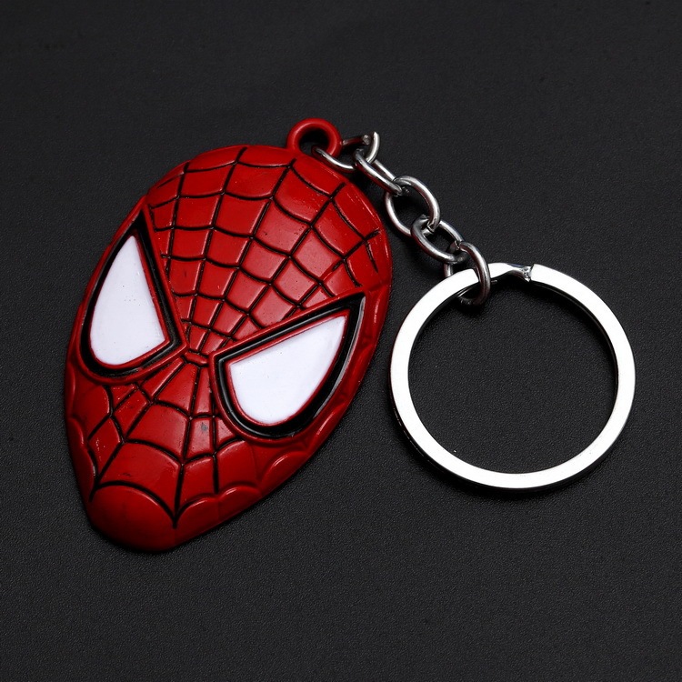 Avengers Captain America Iron Man Thor Hammer Key Chain Thanos Palm Key Chain Car Key Ring