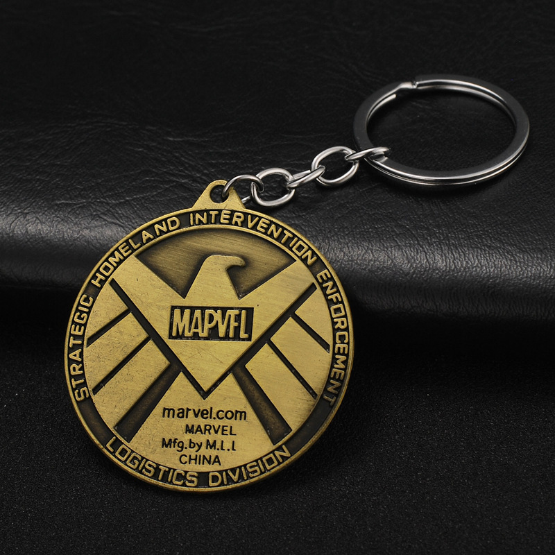 Avengers Captain America Iron Man Thor Hammer Key Chain Thanos Palm Key Chain Car Key Ring