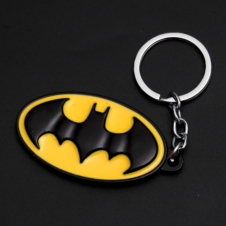 Avengers Captain America Iron Man Thor Hammer Key Chain Thanos Palm Key Chain Car Key Ring