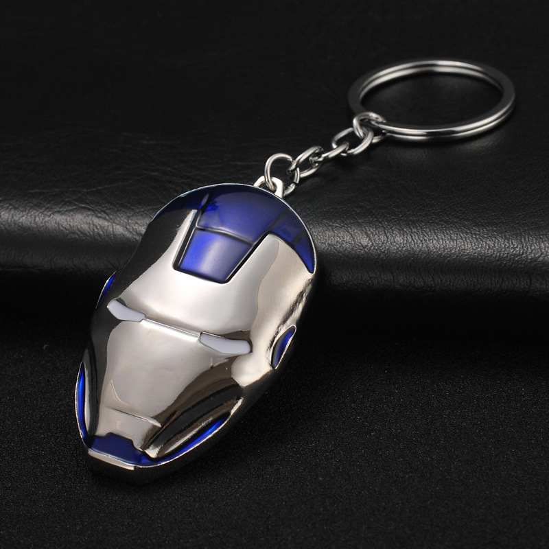 Avengers Captain America Iron Man Thor Hammer Key Chain Thanos Palm Key Chain Car Key Ring