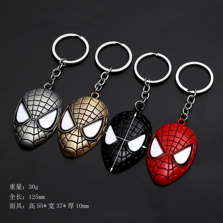 Avengers Captain America Iron Man Thor Hammer Key Chain Thanos Palm Key Chain Car Key Ring