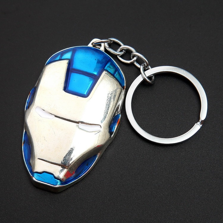 Avengers Captain America Iron Man Thor Hammer Key Chain Thanos Palm Key Chain Car Key Ring